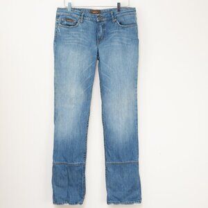 Bella Dahl Jeans Straight Leg Mid Rise Denim Blue Size 31